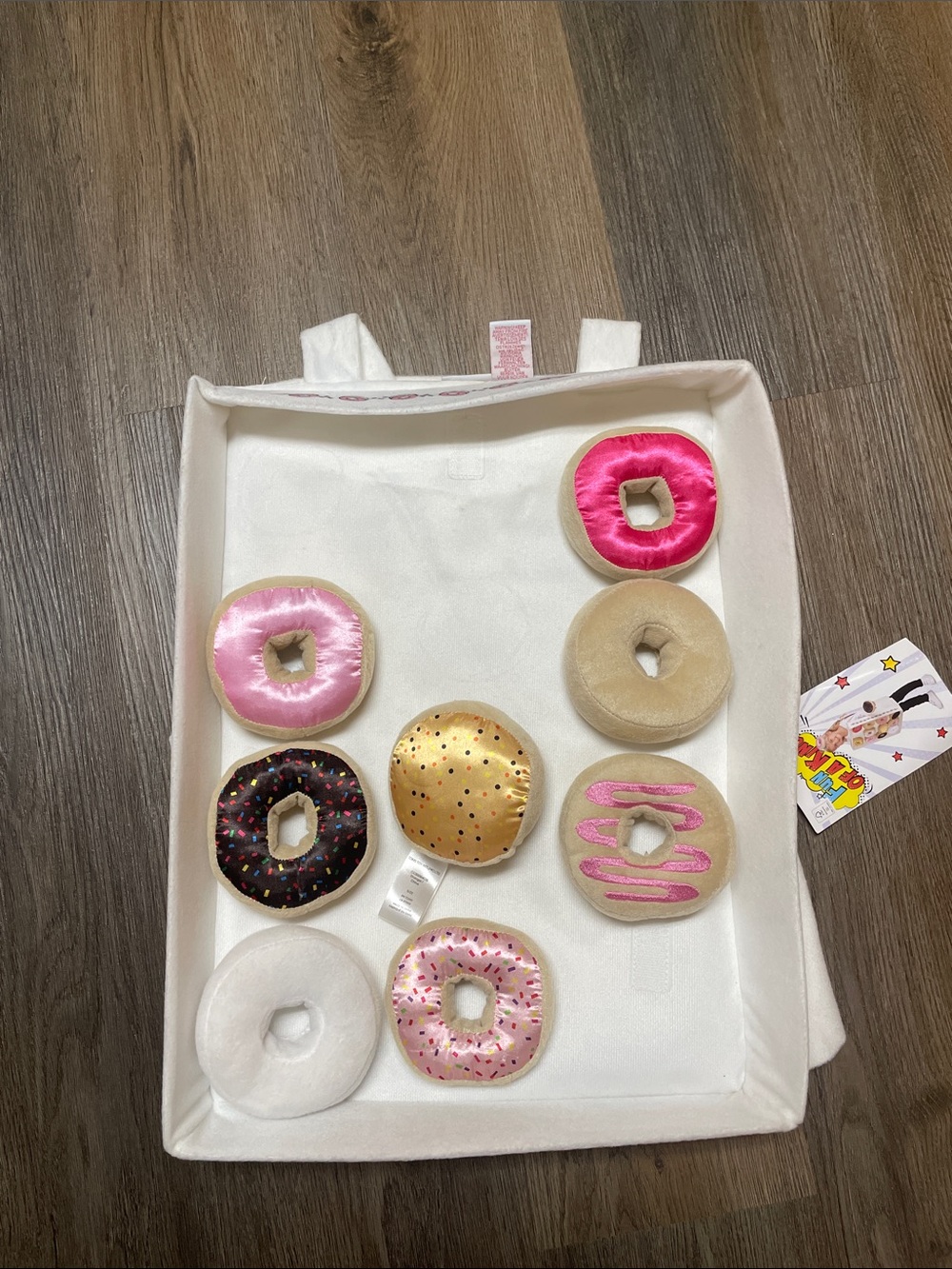 NWT costume Dress Up Doughnut Box Costume for Kids - Includes An Adorable Tunic,